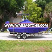 20' 21' 22' V-Hull Fishing/Ski 600D Waterproof Trailerable Boat Cover Beam 100"